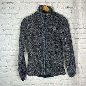 The North Face Osito 2 Womens Fleece Full Zip Shacket Jacket size XS Zipper Pock